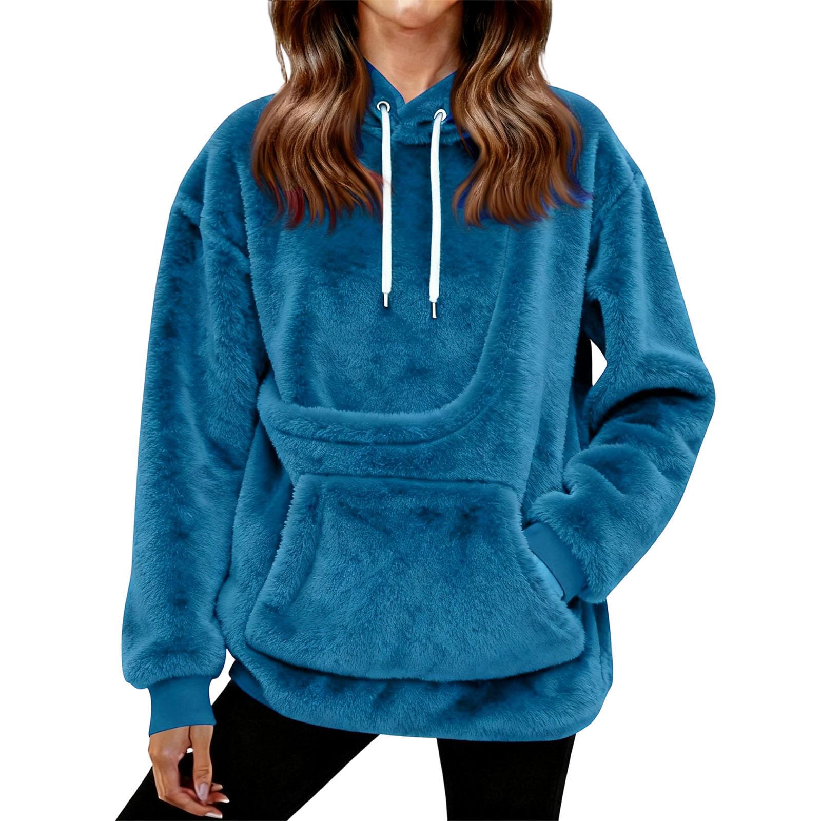 

Women s Fashion Daily Casual Hoodie Long Sleeve Top L