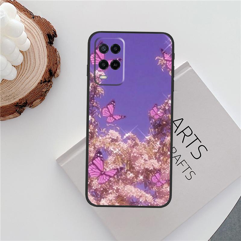 Y2K Aesthetic Case For Oppo A15 A80 A60 A40 A94 A54 A98 A78 A18 A38 A58 A16 A76 A96 A17 A77 A74 A57S Cover