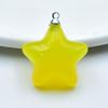 Jelly Color Acrylic Five-Pointed Star Earrings and Bag Charms for DIY Jewelry Accessories