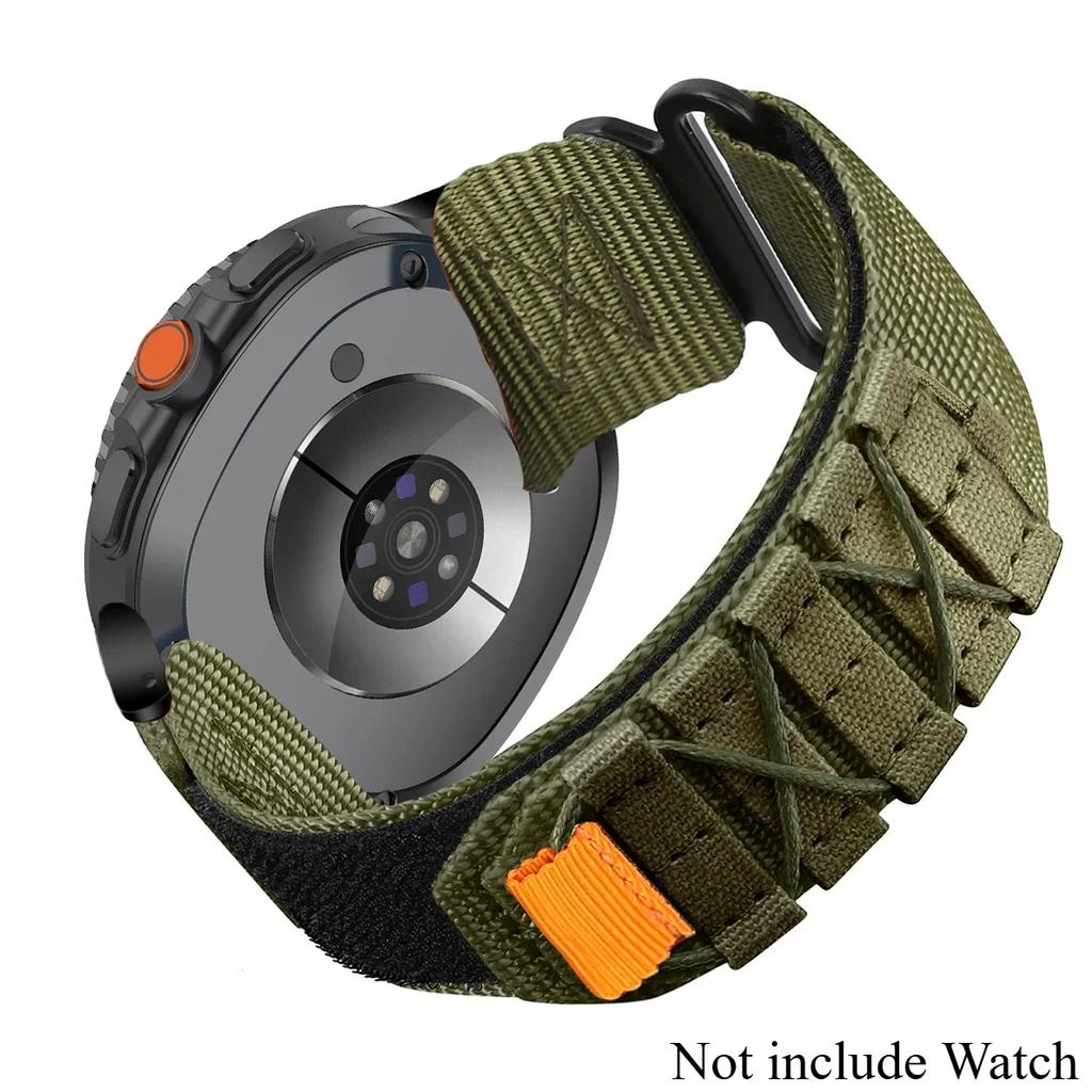 Nytt nylonband för Samsung Galaxy Watch 8/8 Classic Ersättningsarmband Sportklockband Correa för Watch ultra2025/7 47mm Band