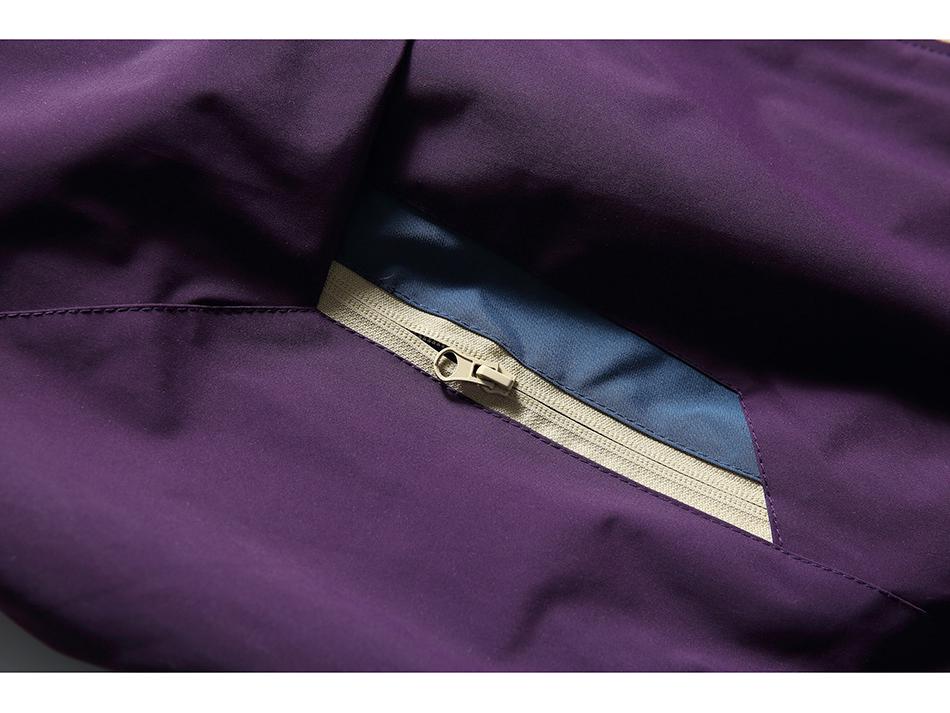 CROWD CITY Men's Spring/Autumn Color Block Teflon Windbreaker Y410