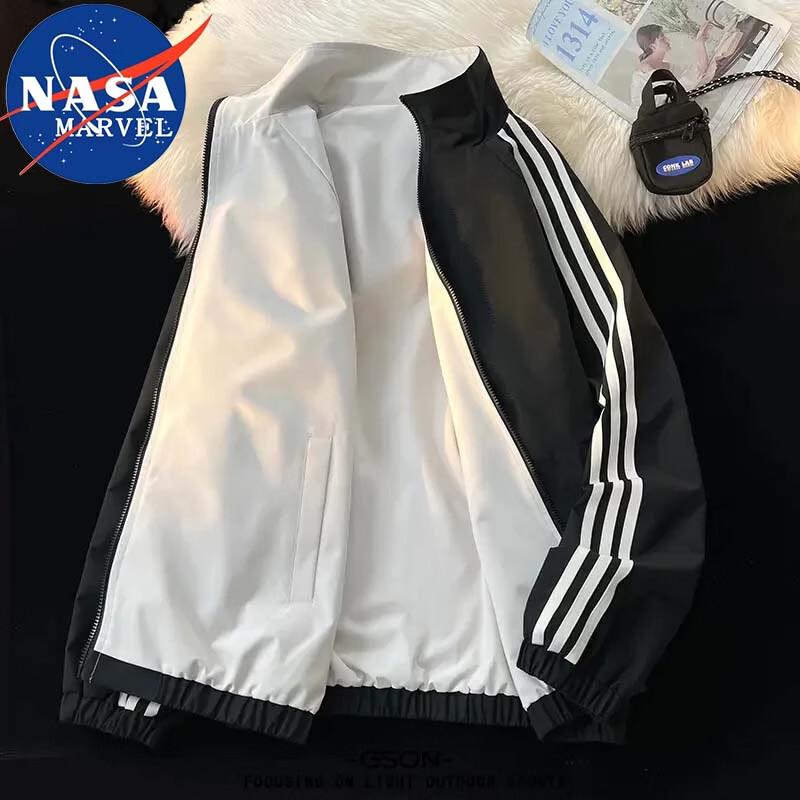 

NASA MARVEL Men s Reversible Stand Collar Jacket 3XL
