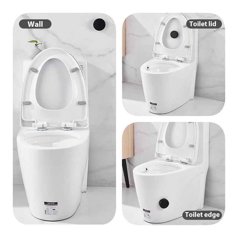 Toilet Automatic Flush Sensor Touchless Toilet Flush Button Intelligent Automatic Toilet Flushing Button On-Touch Drain Switch