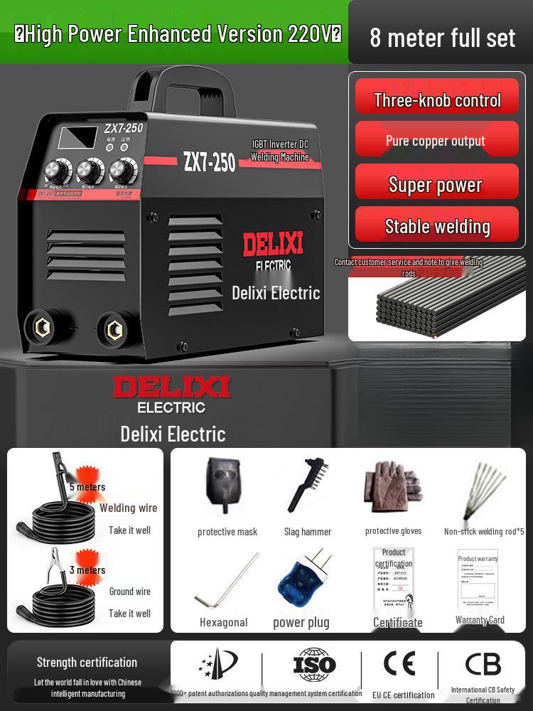 DELIXI Dual Voltage Industrial & Household All-Copper Welding Machine