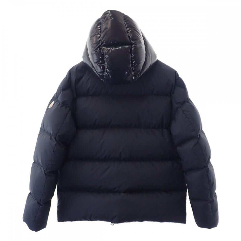 Moncler E20914133785_549SM 2 Pánská péřová bunda Námořnická modř polyester