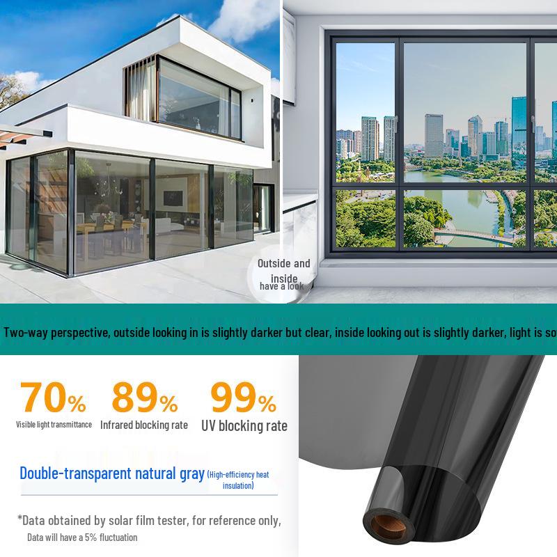 One-Way Vision Heat Insulation Sun Protection Glass Film