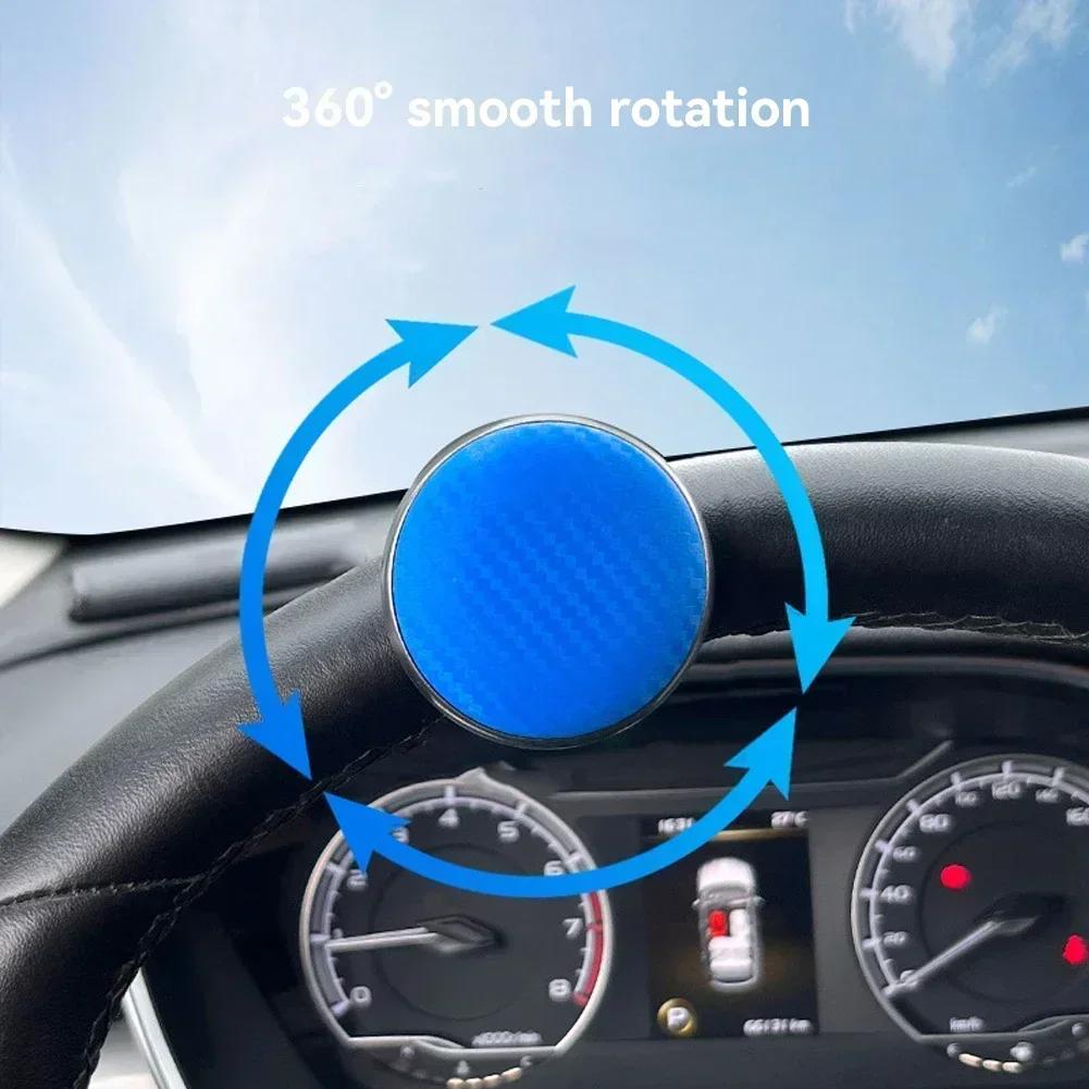 Car 360 Degree Duty Anti Slip Steering Wheel Cover Spinner Knob Handle Booster Grip Hand Control Protective Ball Part Universal