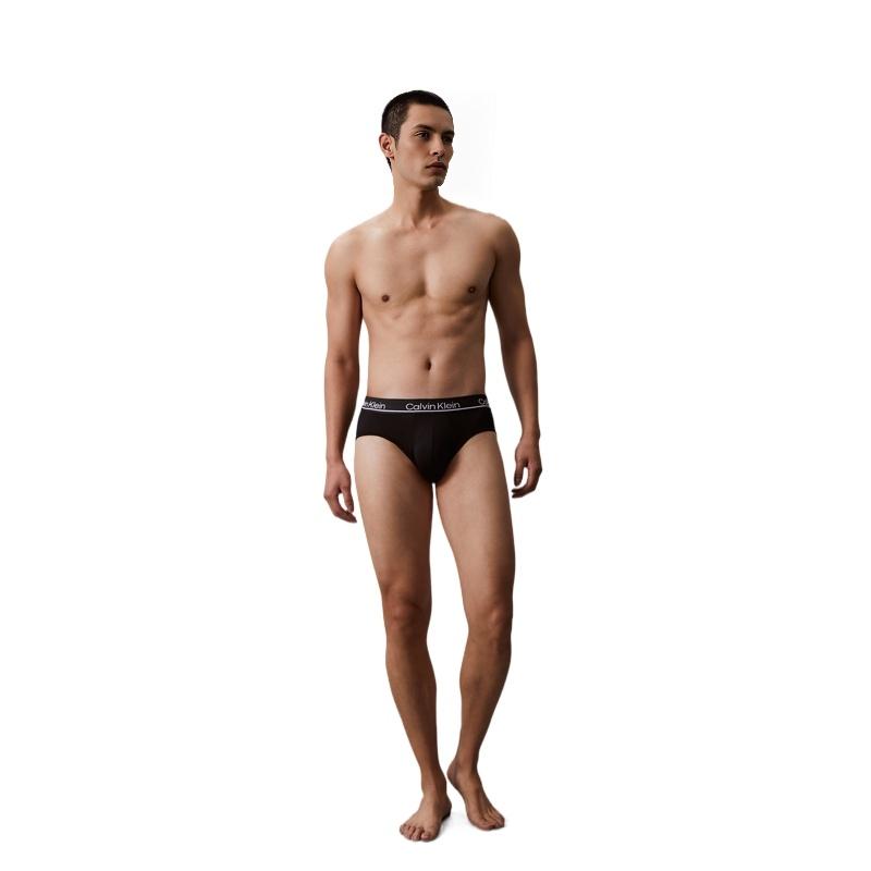Calvin Klein Waist Logo Jacquard Comfortable Briefs 3-Pack Men Underwear NP2442O