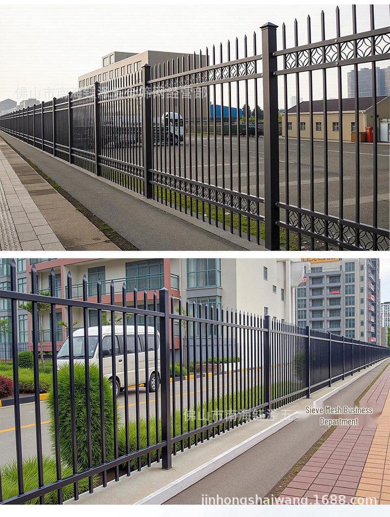 Buiten Zinkstaal Gesmeed IJzer Omheining en Tuinafzetting