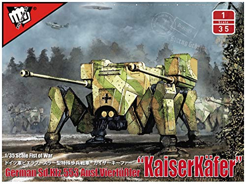 Rocket Models 1/35 Fist of War Series German Biela-Füssler Type Special Infantry Tank Kaiser Kiefer Plastic Model 47020