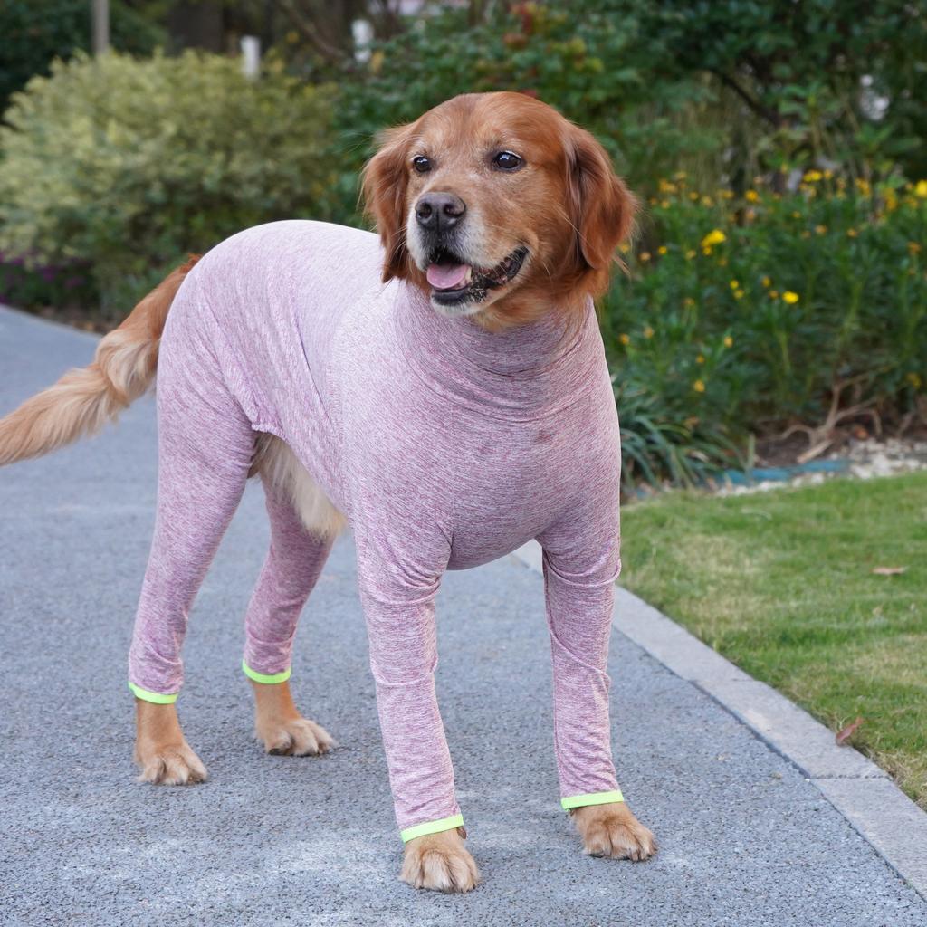 Autumn and Winter Anti-hair Loss Large Dog Clothes Elbow Pads All-inclusive Pet Four-legged Clothes Golden Hair Labrador Clothes