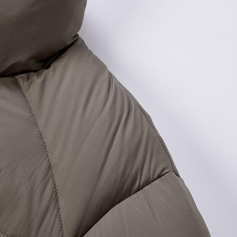 Xiangying Women's Loose Short White Duck Down Jacket