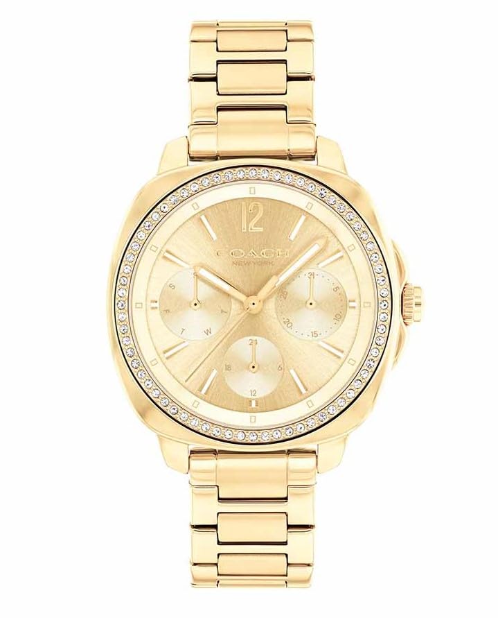 Watch KITT Gold Dial Stainless Steel Bracelet 14504393 [Coach][Authorized Import] Women s