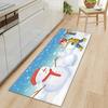 Christmas Kitchen Sand Carpet Doormat Long Floor Mat