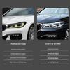 Headlight Assembly for BMW 7 Series G11/G12 (2016-2018) with New LED Daytime Running Lights, No Bumper Modification Required