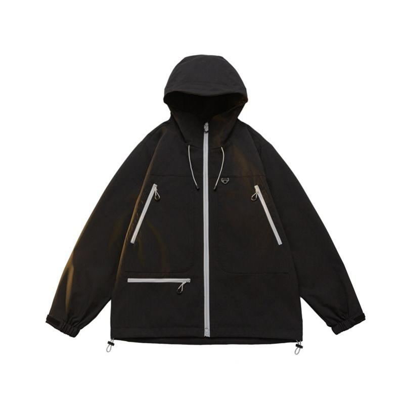 

Jacket for Men and Women with The Same Style Spring and Autumn Tide Brand Ins All-match Men s and Women s Couple Solid Color Jacket Men XS