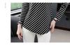 2022 Plus Size Women's Long Sleeve Striped T-Shirt - Loose Fit, Fashionable Spring/Autumn Top for Moms