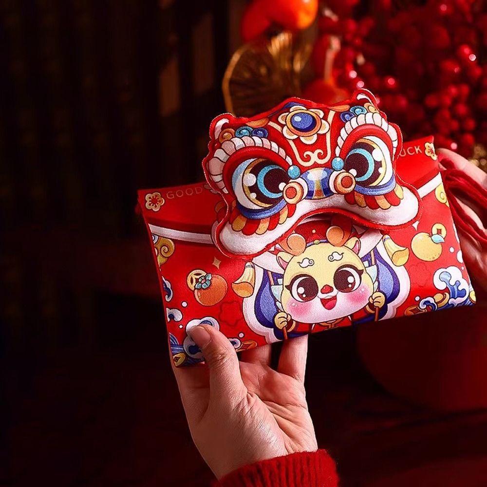 Crossbody Bag 2025 Red Envelope Chinese Year Lucky Money Wallet  Spring Festival Supplies