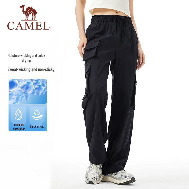 Camel Women's Outdoor Quick-Dry Parachute Pants