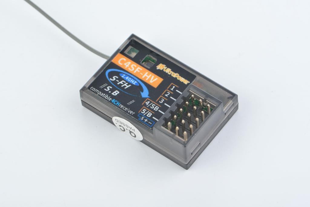 UltraPower C4SF-HV Receiver [Compatible with FUTAxx S.Bxx 2.4G S-FHxx 4CH Receivers]