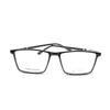 RSINC Full Rim frame/eyeglass/Spectacle,Leather stich Optical, For Men And Women,  black (IB-9) M1 98-STJ4-OPA6