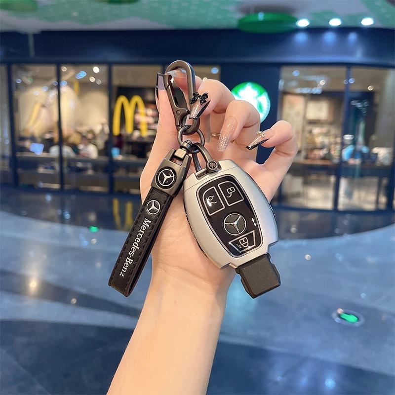 ULA5   Car Key Case Cover Protection Shell for Mercedes Benz A C E S G Class GLC CLE CLA W177 W205 W213 W222 X167 AMG Accessories