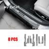 For BYD Han L 2025 2026 ABS Carbon Fiber Welcome Pedal Door Sill Scuff Threshold Guard Plate Anti-scratch Sticker Accessories