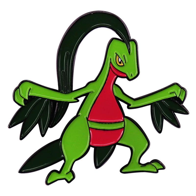 Japanese Anime Game Pokemon Briefcase Badges Soft Enamel Pin Men Badges Lapel Pins for Backpack Brooches On Clothes Accessories