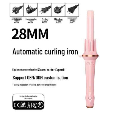 Minhuang Automatic 28mm Curling Iron, Negative Ion for Big, Fluffy Curls, Hair-Safe, Easy-to-Use