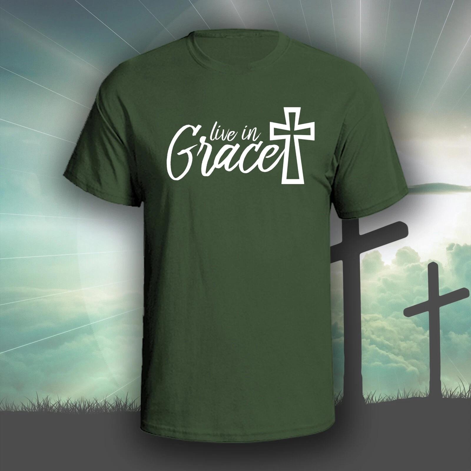 Live In Grace graphic tee shirt | Christian Bible God 2XL