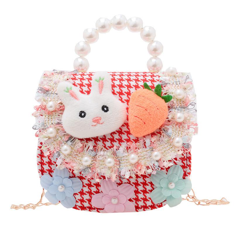 Trendy Kids Shoulder Bag Adorned With Chic Beads Ideal For Everyday Use