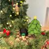 Press Christmas Tree Coaster Foldable Leaf Base Cup Mat Christmas Tree Quirky Toys  Children Girl