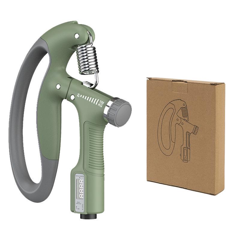 Cross-Border Adjustable Counting Gripper for Finger Strength Training - Portable Outdoor Fitness Equipment