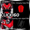 For Honda Click160 CLICK 160 Headlight Film Turn Signal Film Transparent Protection Film Decorative Sticker Modification