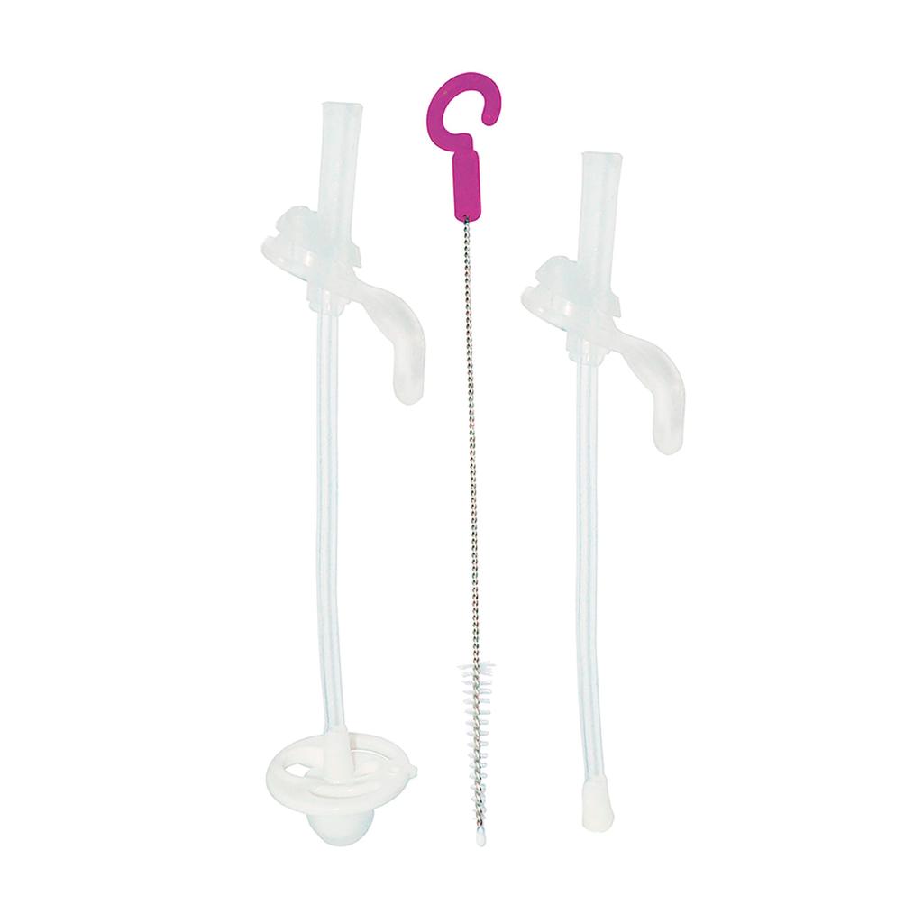 Silicone Straw Mug Easy to Drink from Any Perfect for Baby Showers Includes Straw and Cleaning Set b.box - Leak-proof, Angle, [Authentic b.box