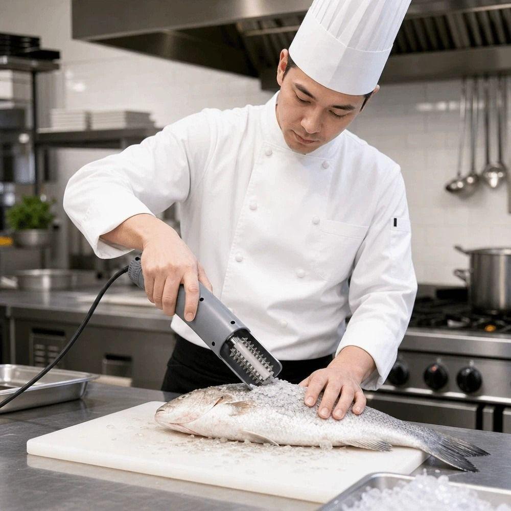 Safe Electric Fish Scaler Rotating Fish Scale Remover Fish Cleaning Tools  Fishing Tools