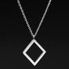 Viking Rune Necklace for Women Stainless Steel Norse Runic Pendant Layering Minimalist Jewelry Gift Delicate Feminine