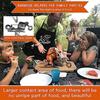 1 Set Tragbarer Hähnchenständer Bierdose Lustig Amerikanisches Motorrad BBQ Grill Edelstahl Grillrost Halter Grillwerkzeug