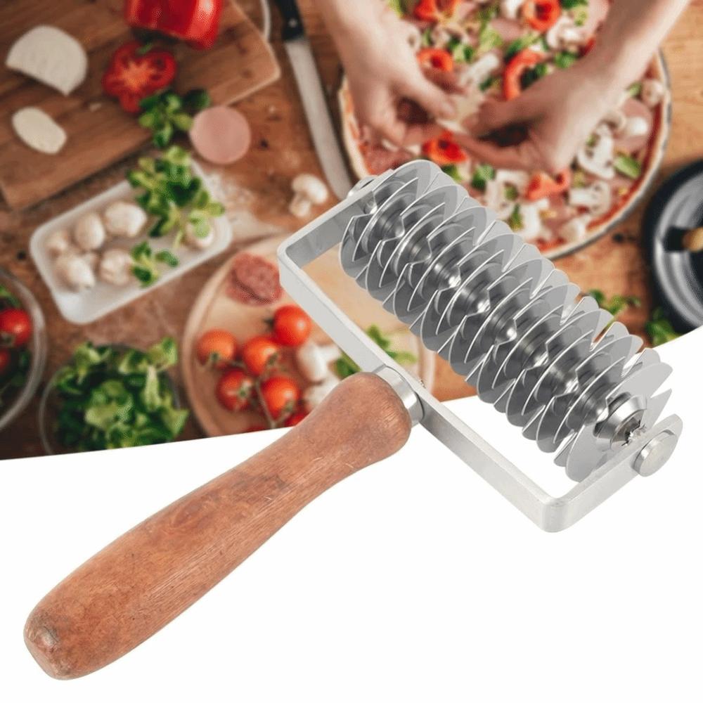 Stainless Steel Pastry Lattice Roller Cutter Roller Dough Cutter Roller cutter  Baking Cooking