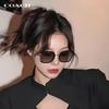 Coach [Available Prescriptions] Gradient Logo Comfortable Sunshade Frame Gold Irregular Sunglasses Women's Style