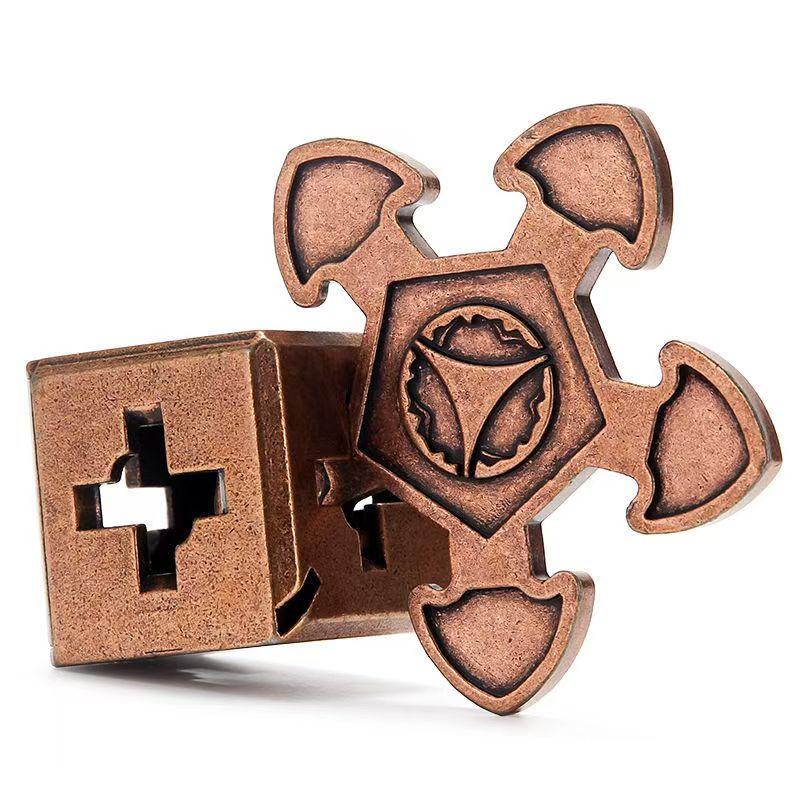 Magic Metal Brain Teaser Puzzles Educational Toys for Kids Children Teens IQ Logic Test Disentanglement Mind Challenge