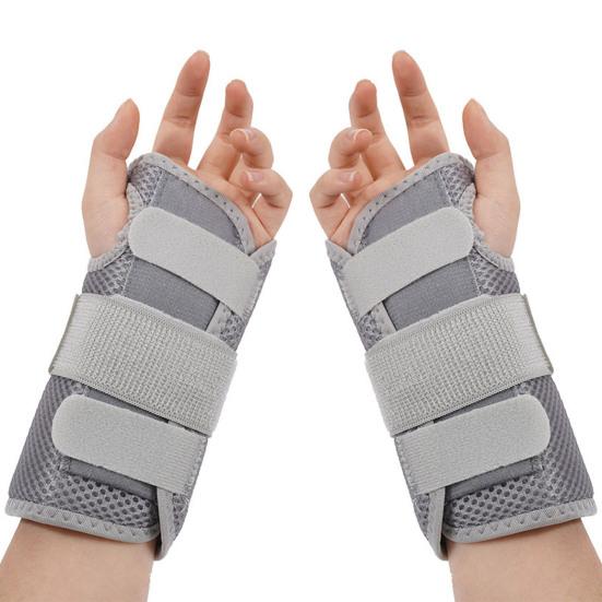 1 Par Karpaltunnelsyndrom Håndleddsstøtte for Artritt Seneskjedebetennelse Forstuving Håndskinne Beskyttelse Pustende Skinne Støtteortose for Skader Trening