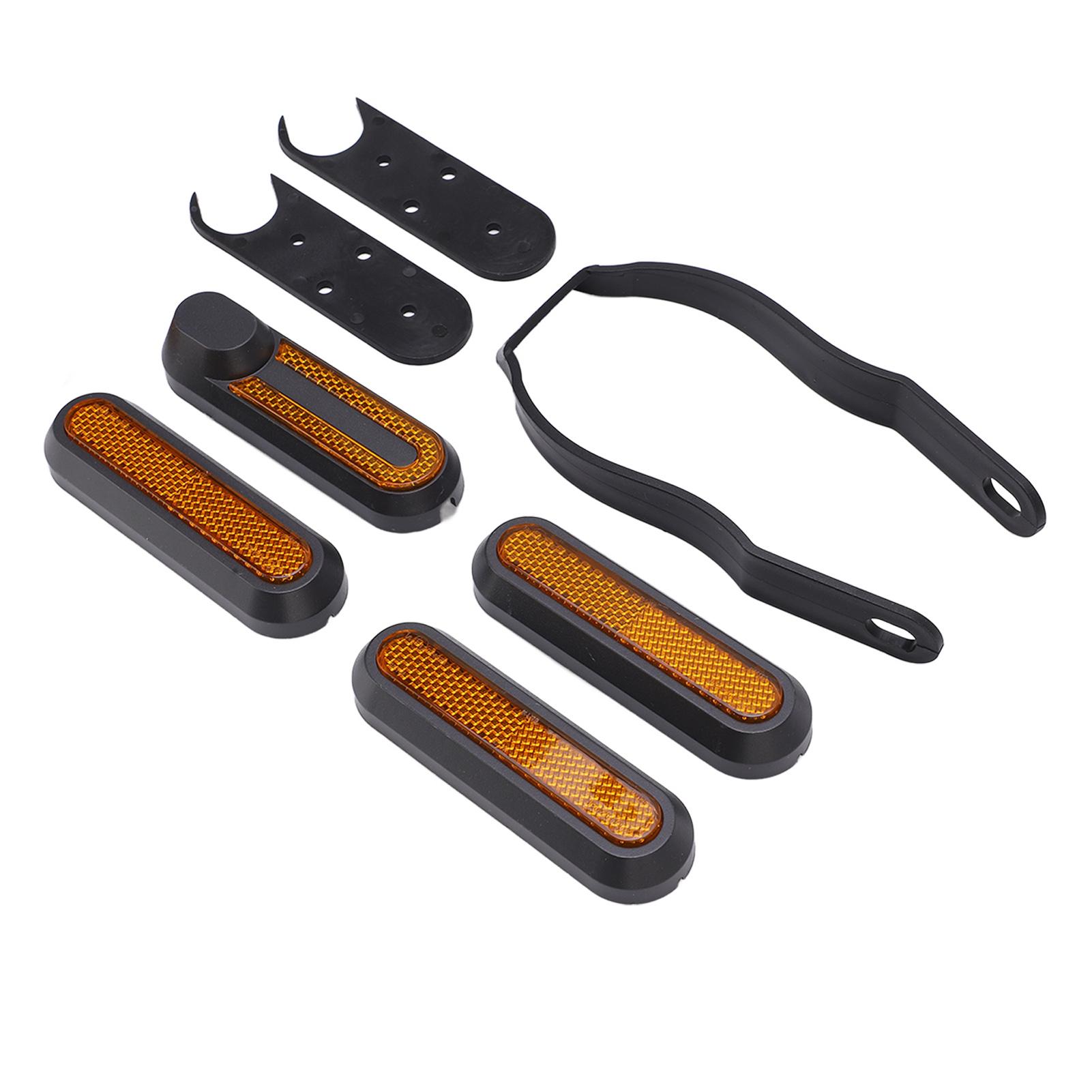 Scooter Wheel Hubs Cover Set Reflective Stickers Decorative Front Rear Wheel Hubs Cover for   PRO2