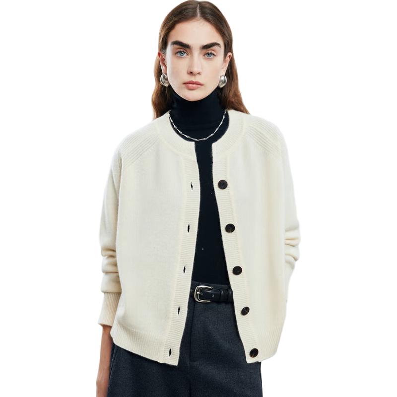 

Женский кардиган PALUOPO из 100% кашемира 7G утолщенной вязки L (165/105)