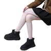 Retro Platform Snow Boots Women's Autumn and Winter New Velvet Warm Martin Boots Fur Integrated Short Boots Non-slip Cotton Shoes