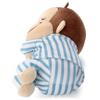 Takara Tomy Arts Curious George Sleeping Friend Plush Toy S Curious George Plush Toy 25cm (TAKARATOMY A.R.T.S) Width Approx.