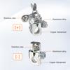 3-Hole Brass Battery Term Clamps 200A 120A Fuse Kit W/ Nut For 2011-2014 Ford F-150 AL3Z-14526-AA BT4Z-14450-AA AE5Z14526BA