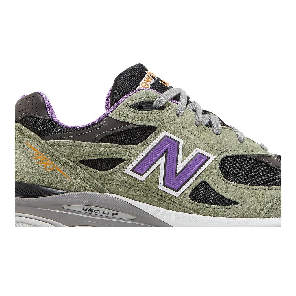 New Balance 990v3 Made In USA 'Olive Leaf' (Unisex) Olive Leaf / Black Running Shoes M990TC3