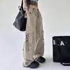 Women's High-Waisted Wide-Leg Cargo Pants - Summer Casual Loose Fit