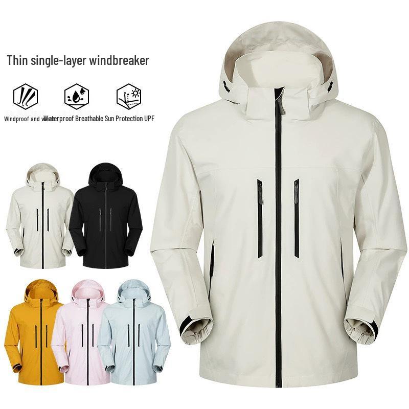 Custom Three-in-One Waterproof Winter Windbreaker with Detachable Liner and Logo